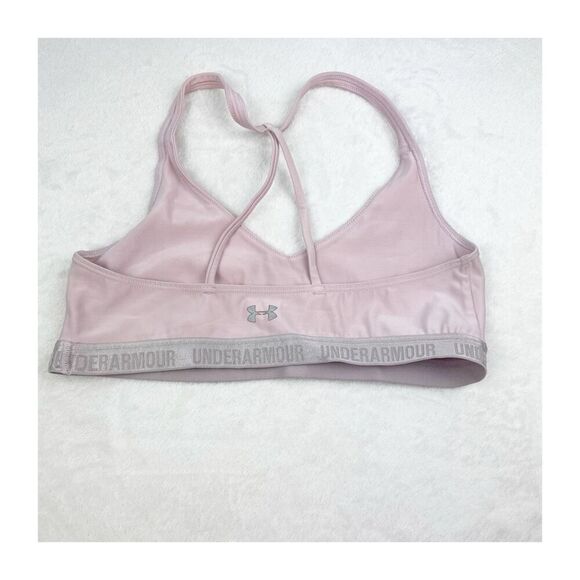 BUY 1 GET 1 FREE Under armour medium sports bra lavender and gray - Picture 3 of 8